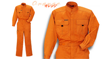 KR330 長袖ビスロンファスナーつなぎ服