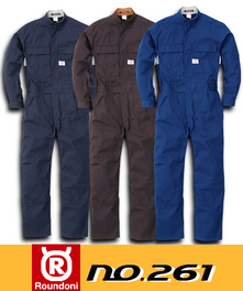 MA261 脇メッシュ長袖ツナギ服